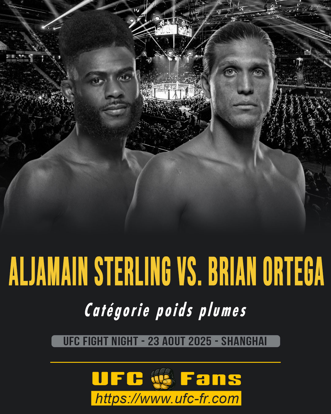 UFC ON ESPN+ 115 - Aljamain Sterling vs Brian Ortega UFC ON ESPN+ 115 - Aljamain Sterling vs Brian Ortega