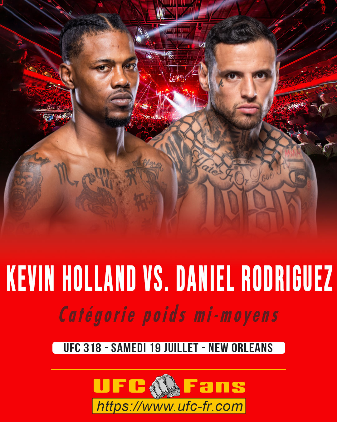 UFC 318 - Kevin Holland vs Daniel Rodriguez UFC 318 - Kevin Holland vs Daniel Rodriguez