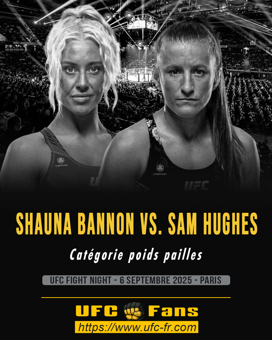 UFC ON ESPN+ 116 - Shauna Bannon vs Sam Hughes UFC ON ESPN+ 116 - Shauna Bannon vs Sam Hughes