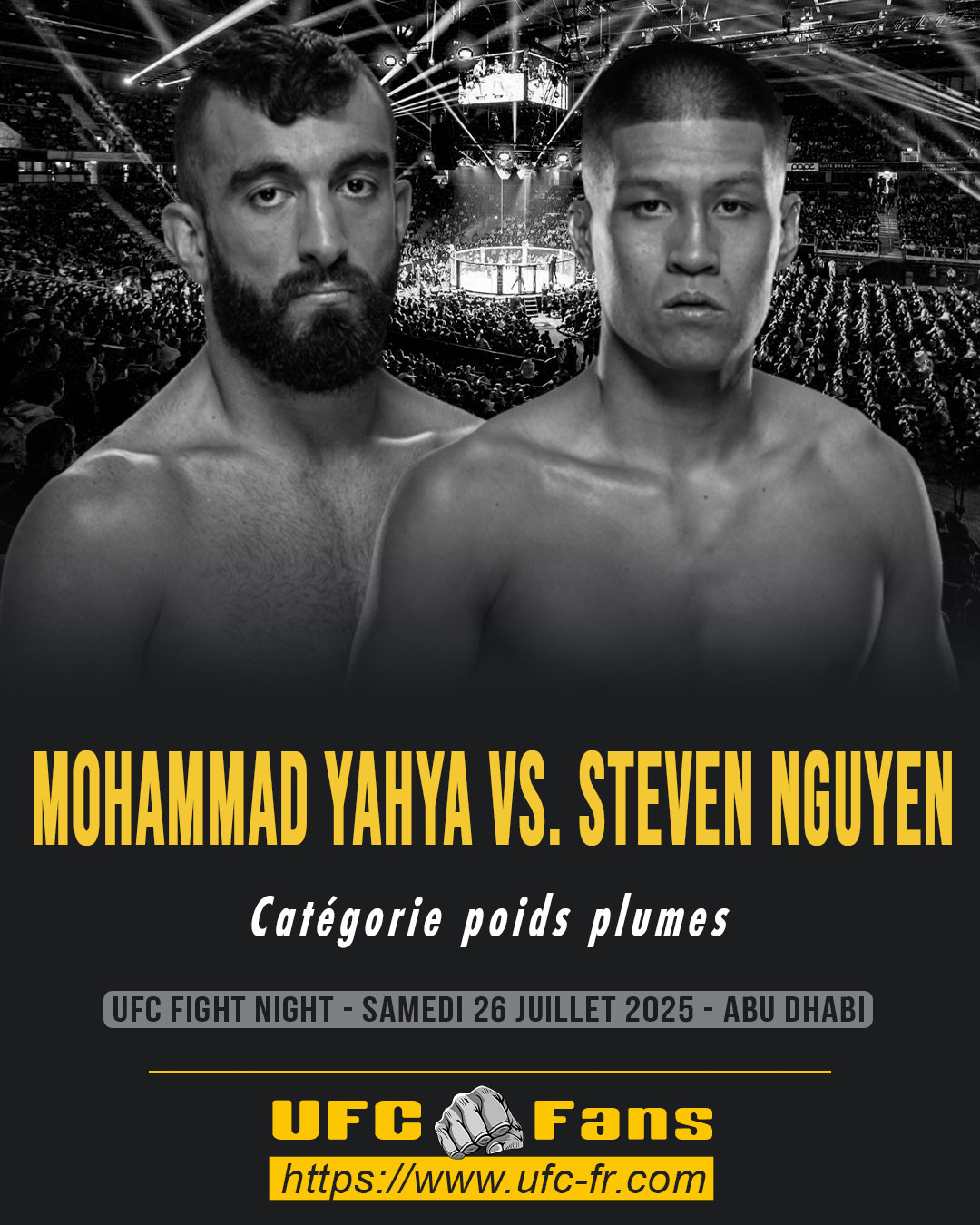 UFC ON ABC 9 - Mohammad Yahya vs Steven Nguyen UFC ON ABC 9 - Mohammad Yahya vs Steven Nguyen
