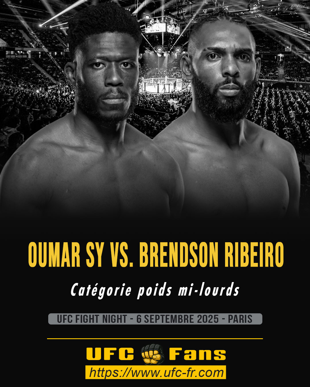 UFC ON ESPN+ 116 - Oumar Sy vs Brendson Ribeiro UFC ON ESPN+ 116 - Oumar Sy vs Brendson Ribeiro