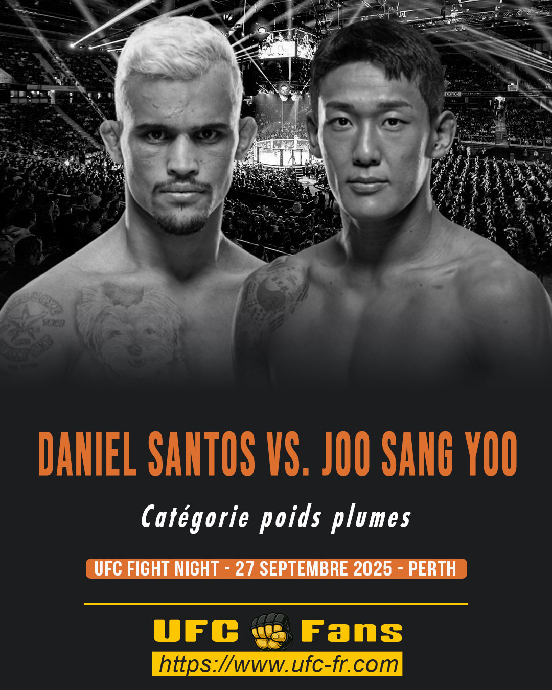 UFC 320 - Daniel Santos vs Joo Sang Yoo UFC 320 - Daniel Santos vs Joo Sang Yoo