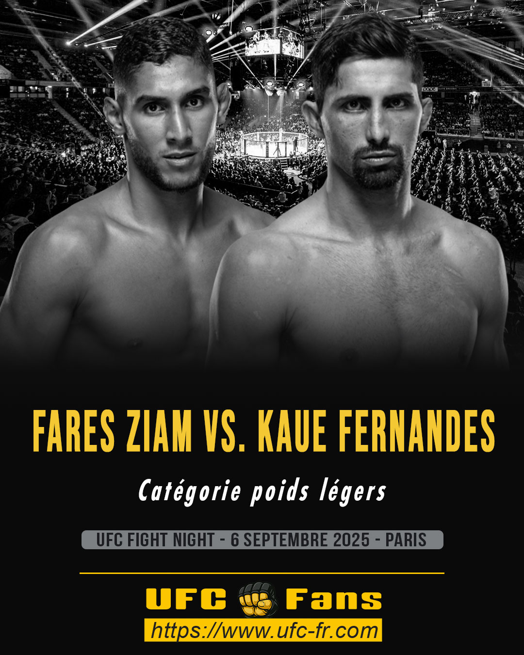 UFC PARIS 4 - Fares Ziam vs Kaue Fernandes UFC PARIS 4 - Fares Ziam vs Kaue Fernandes