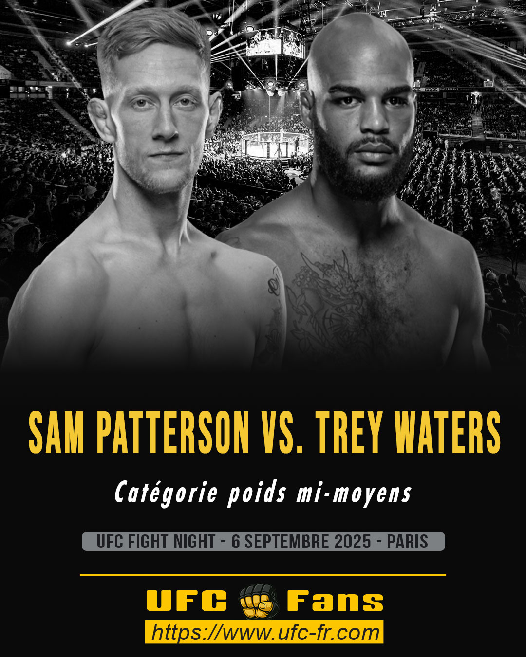 UFC ON ESPN+ 116 - Sam Patterson vs Trey Waters UFC ON ESPN+ 116 - Sam Patterson vs Trey Waters