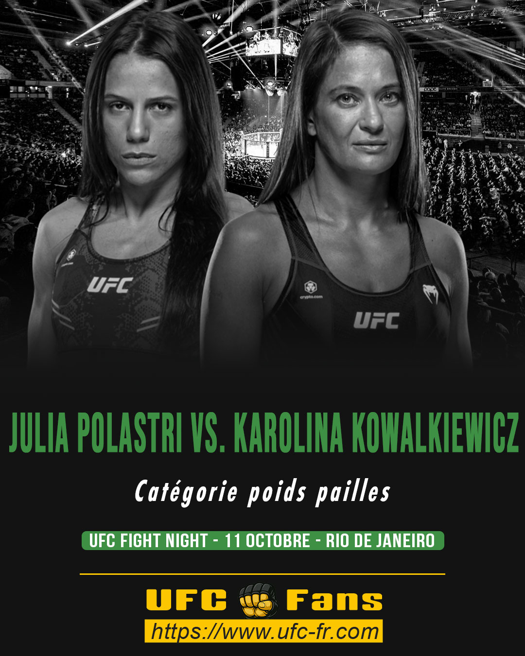 UFC ON ESPN+ 119 - Julia Polastri vs Karolina Kowalkiewicz UFC ON ESPN+ 119 - Julia Polastri vs Karolina Kowalkiewicz