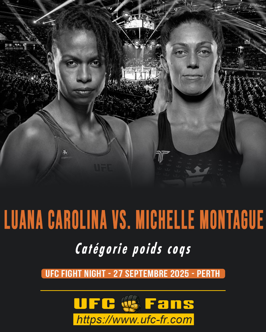 UFC ON ESPN+ 118 - Luana Carolina vs Michelle Montague UFC ON ESPN+ 118 - Luana Carolina vs Michelle Montague