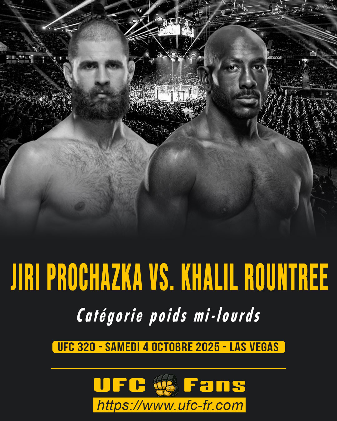 UFC 320 - Jiri Prochazka vs Khalil Rountree UFC 320 - Jiri Prochazka vs Khalil Rountree