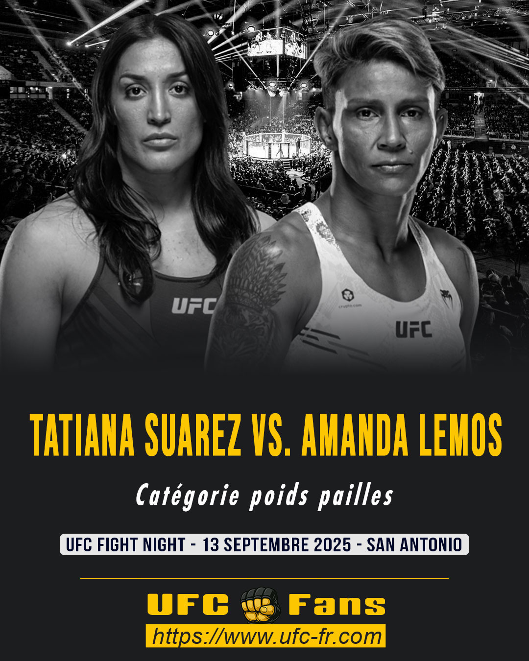 UFC ON ESPN+ 117 - Tatiana Suarez vs Amanda Lemos UFC ON ESPN+ 117 - Tatiana Suarez vs Amanda Lemos