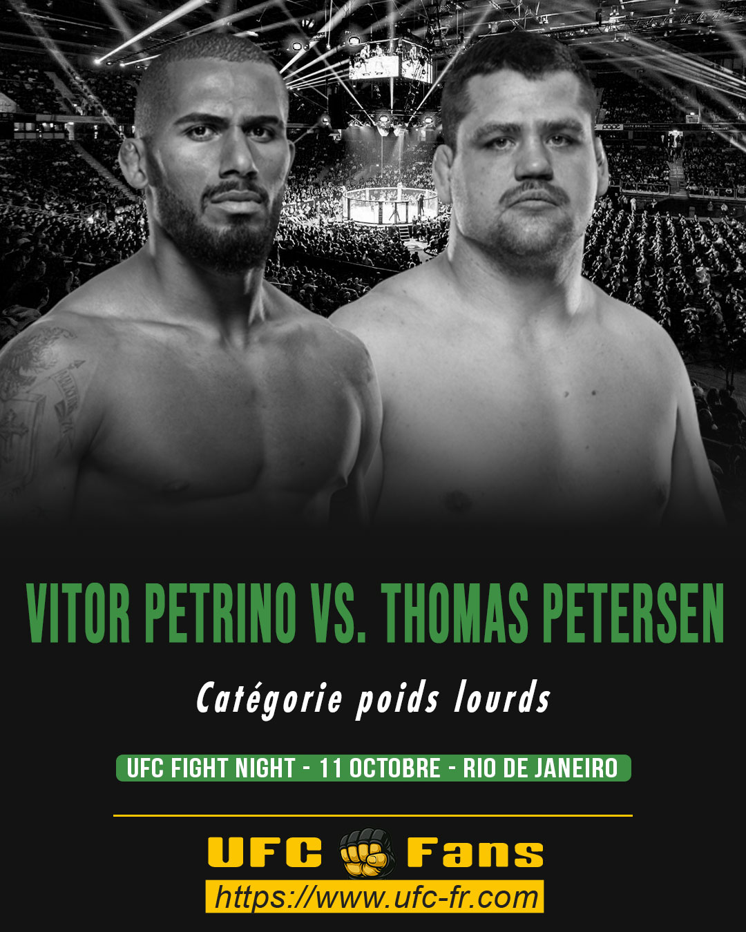 UFC ON ESPN+ 119 - Vitor Petrino vs Thomas Petersen UFC ON ESPN+ 119 - Vitor Petrino vs Thomas Petersen