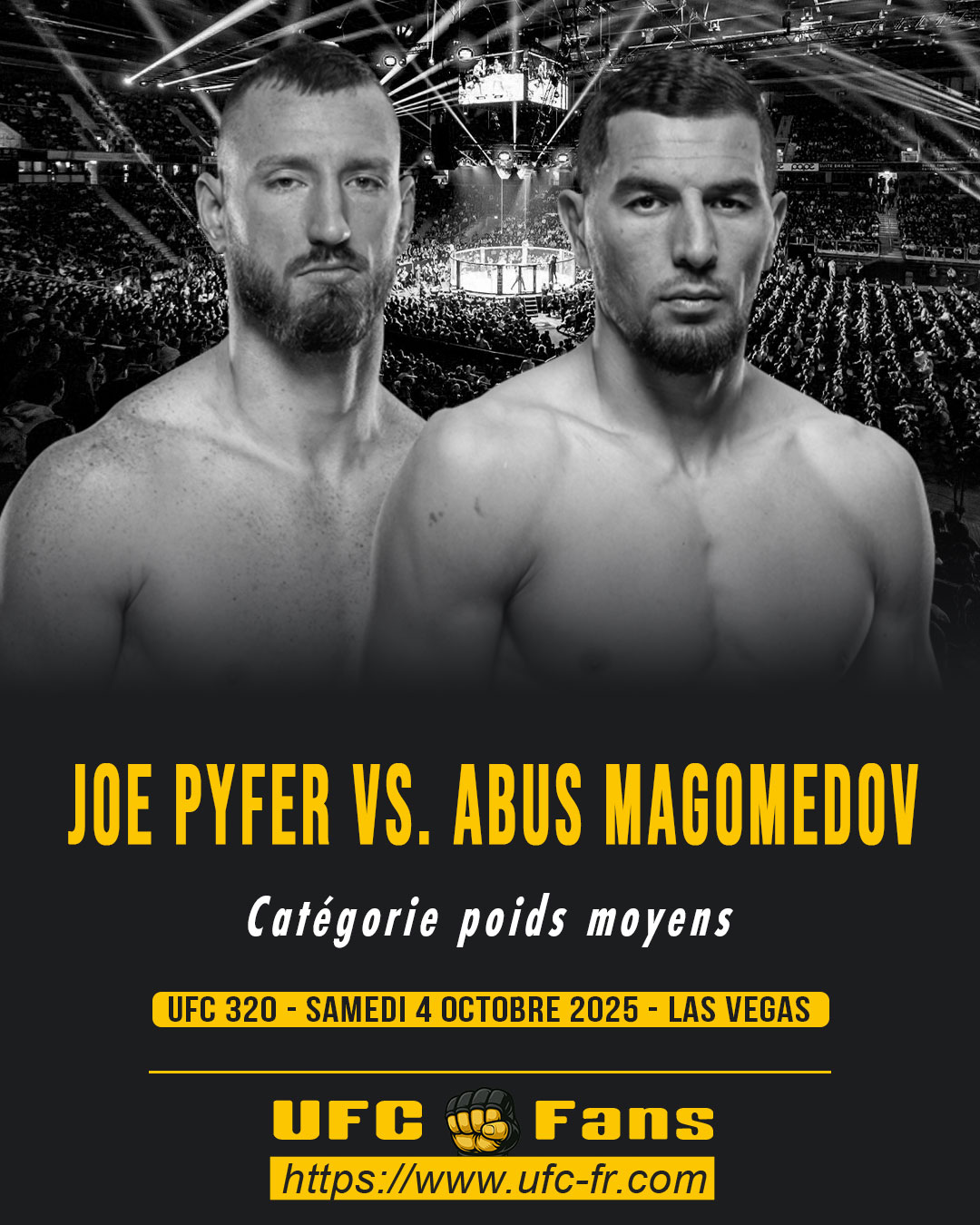 UFC 320 - Joe Pyfer vs Abus Magomedov UFC 320 - Joe Pyfer vs Abus Magomedov