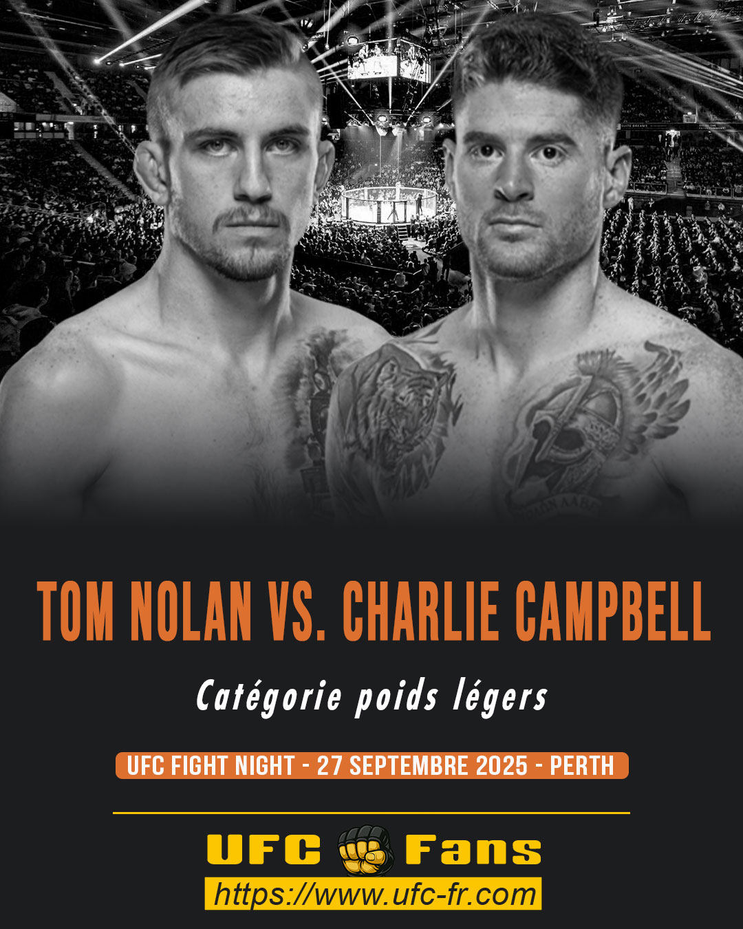 UFC ON ESPN+ 118 - Tom Nolan vs Charlie Campbell UFC ON ESPN+ 118 - Tom Nolan vs Charlie Campbell