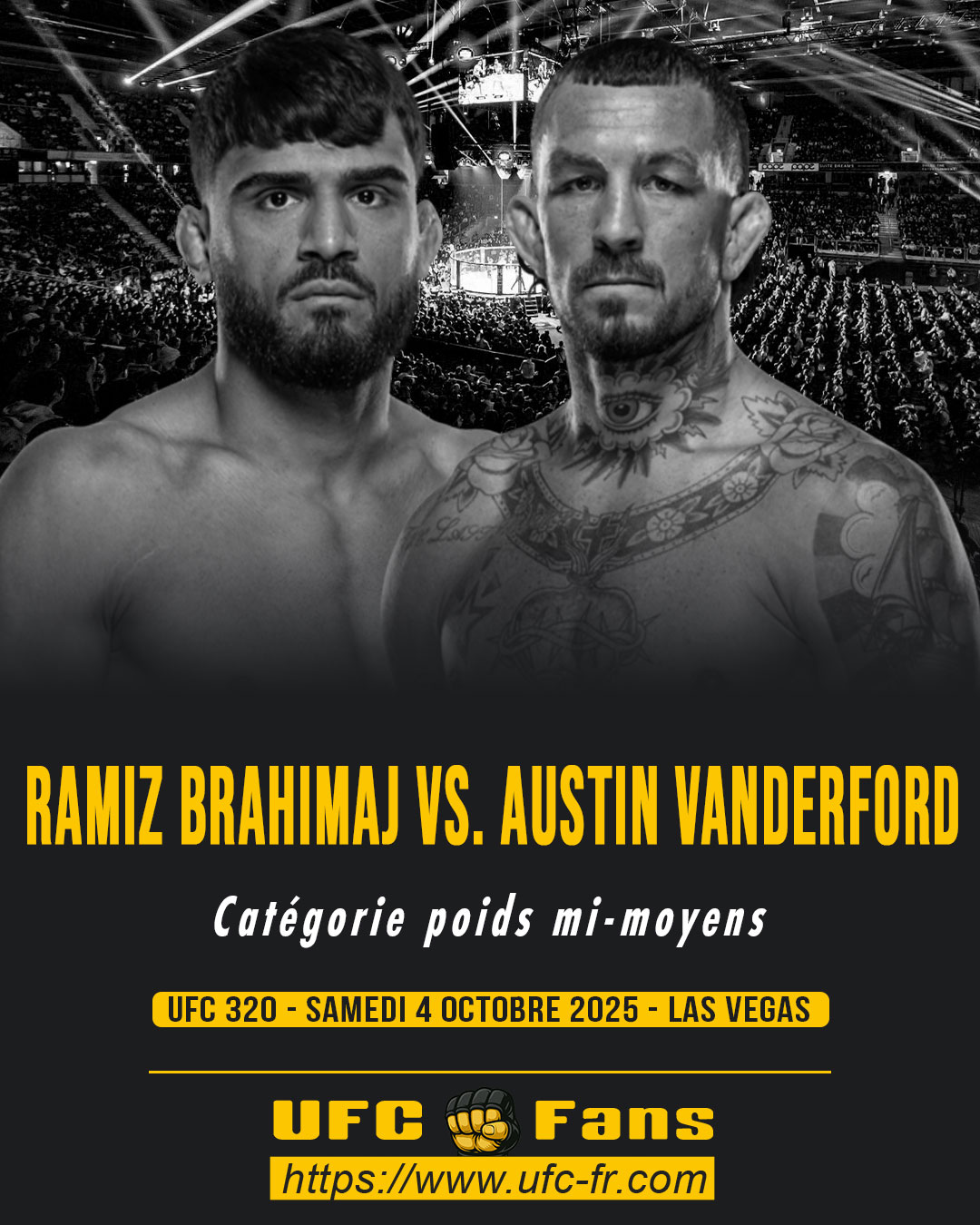 UFC 320 - Ramiz Brahimaj vs Austin Vanderford UFC 320 - Ramiz Brahimaj vs Austin Vanderford