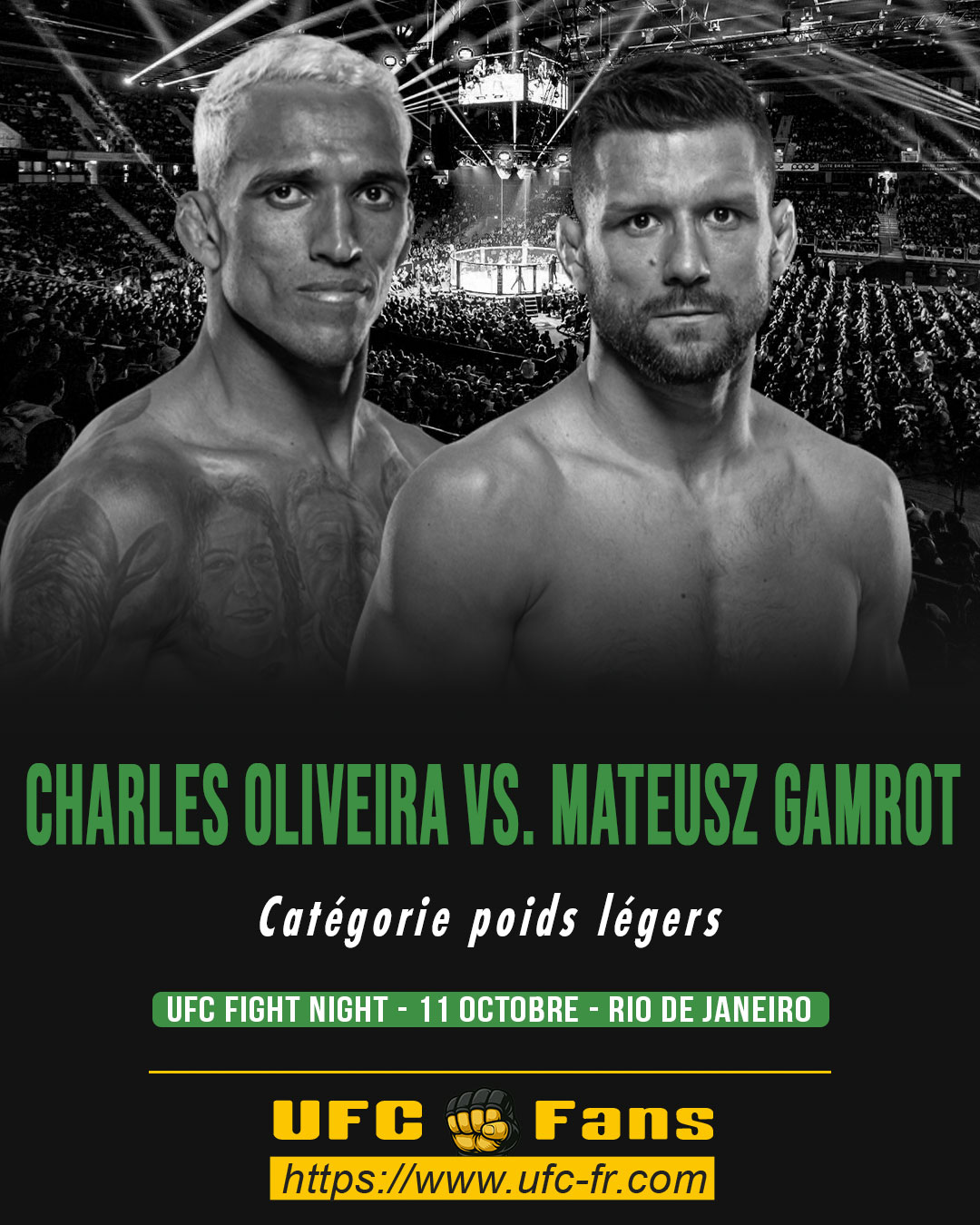 UFC ON ESPN+ 119 - Charles Oliveira vs Mateusz Gamrot UFC ON ESPN+ 119 - Charles Oliveira vs Mateusz Gamrot