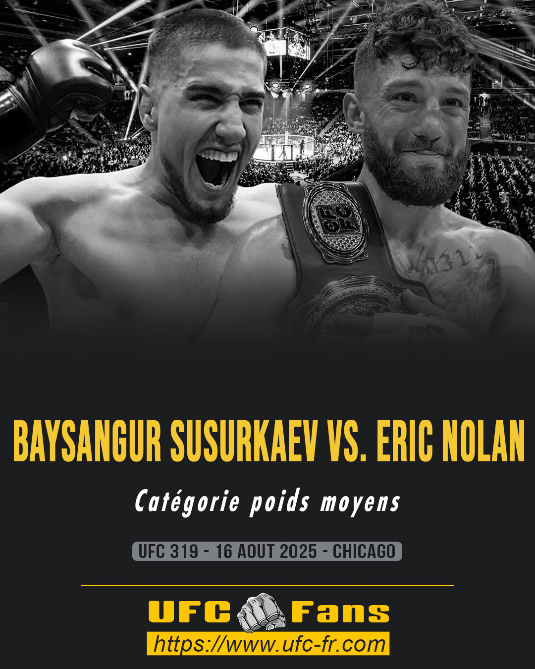 UFC 319 - Baysangur Susurkaev vs Eric Nolan UFC 319 - Baysangur Susurkaev vs Eric Nolan