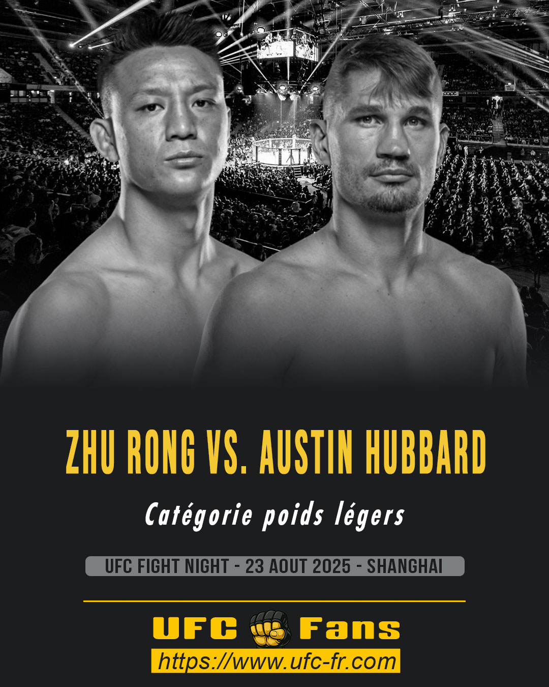 UFC ON ESPN+ 115 - Zhu Rong vs Austin Hubbard UFC ON ESPN+ 115 - Zhu Rong vs Austin Hubbard