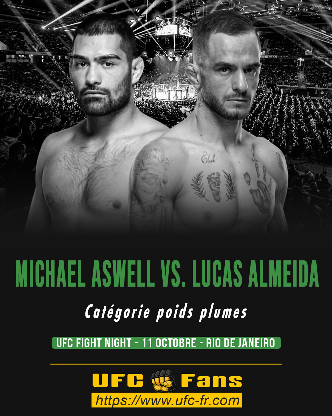 UFC ON ESPN+ 119 - Michael Aswell vs Lucas Almeida UFC ON ESPN+ 119 - Michael Aswell vs Lucas Almeida