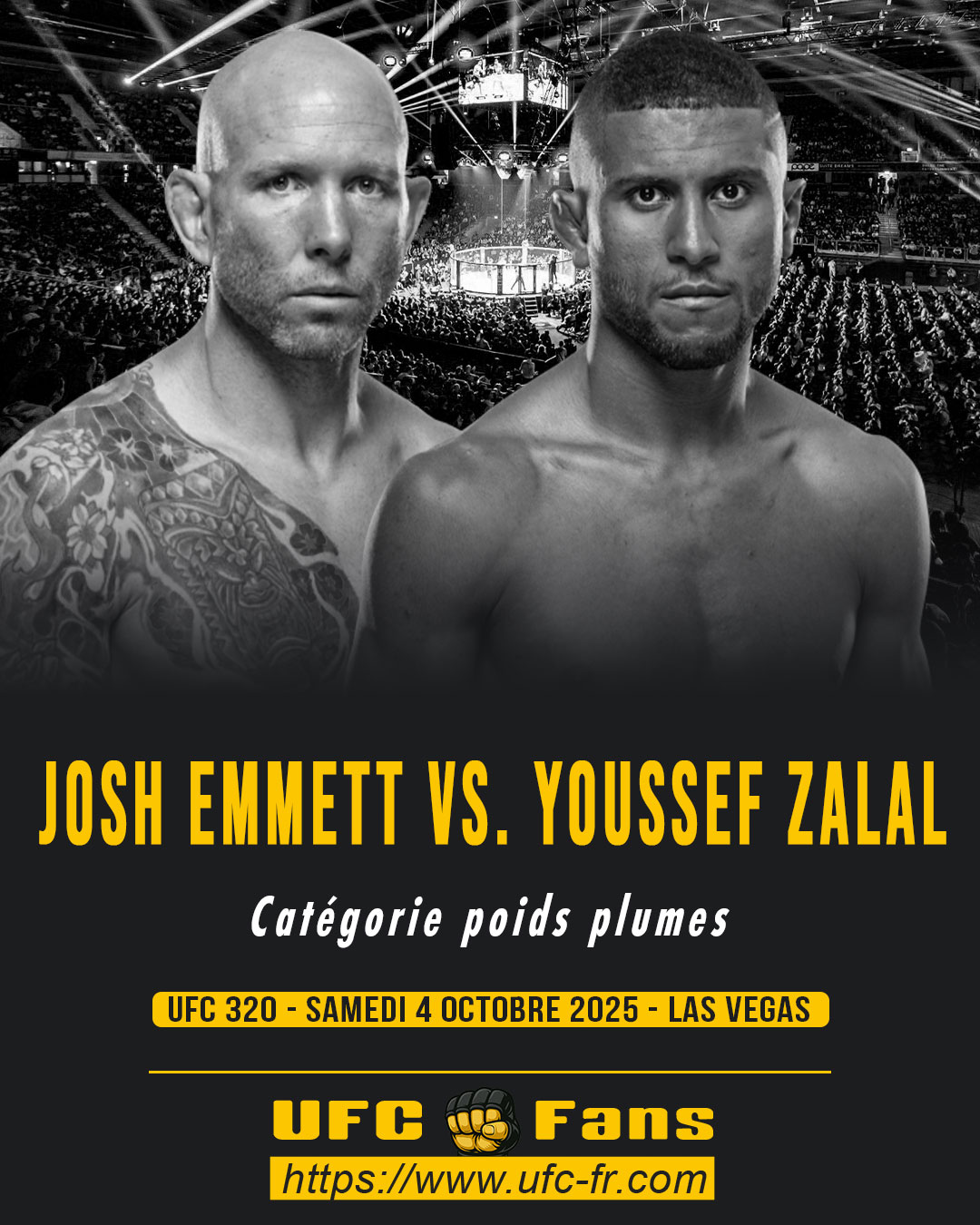 UFC 320 - Josh Emmett vs Youssef Zalal UFC 320 - Josh Emmett vs Youssef Zalal