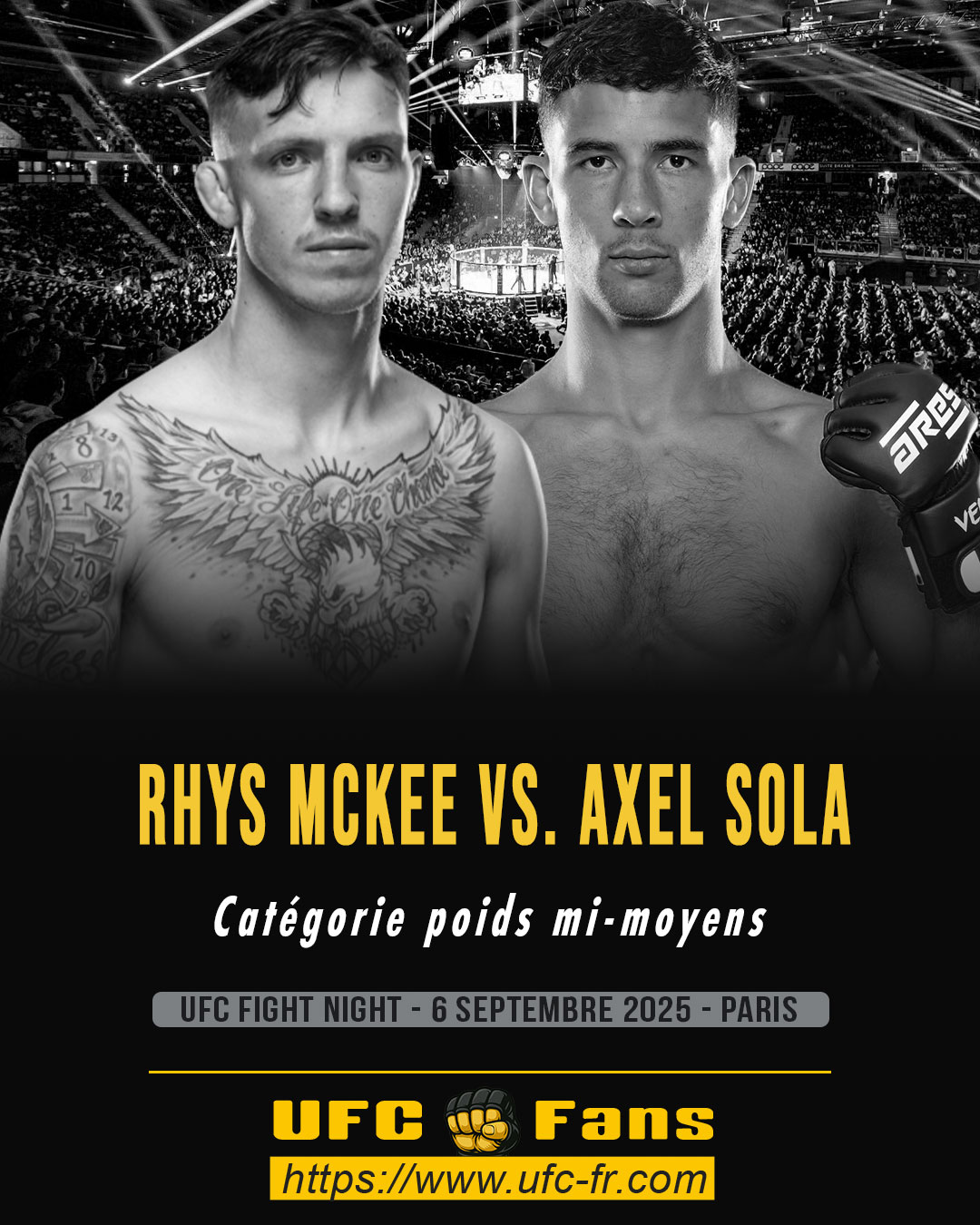 UFC ON ESPN+ 116 - Rhys McKee vs Axel Sola UFC ON ESPN+ 116 - Rhys McKee vs Axel Sola