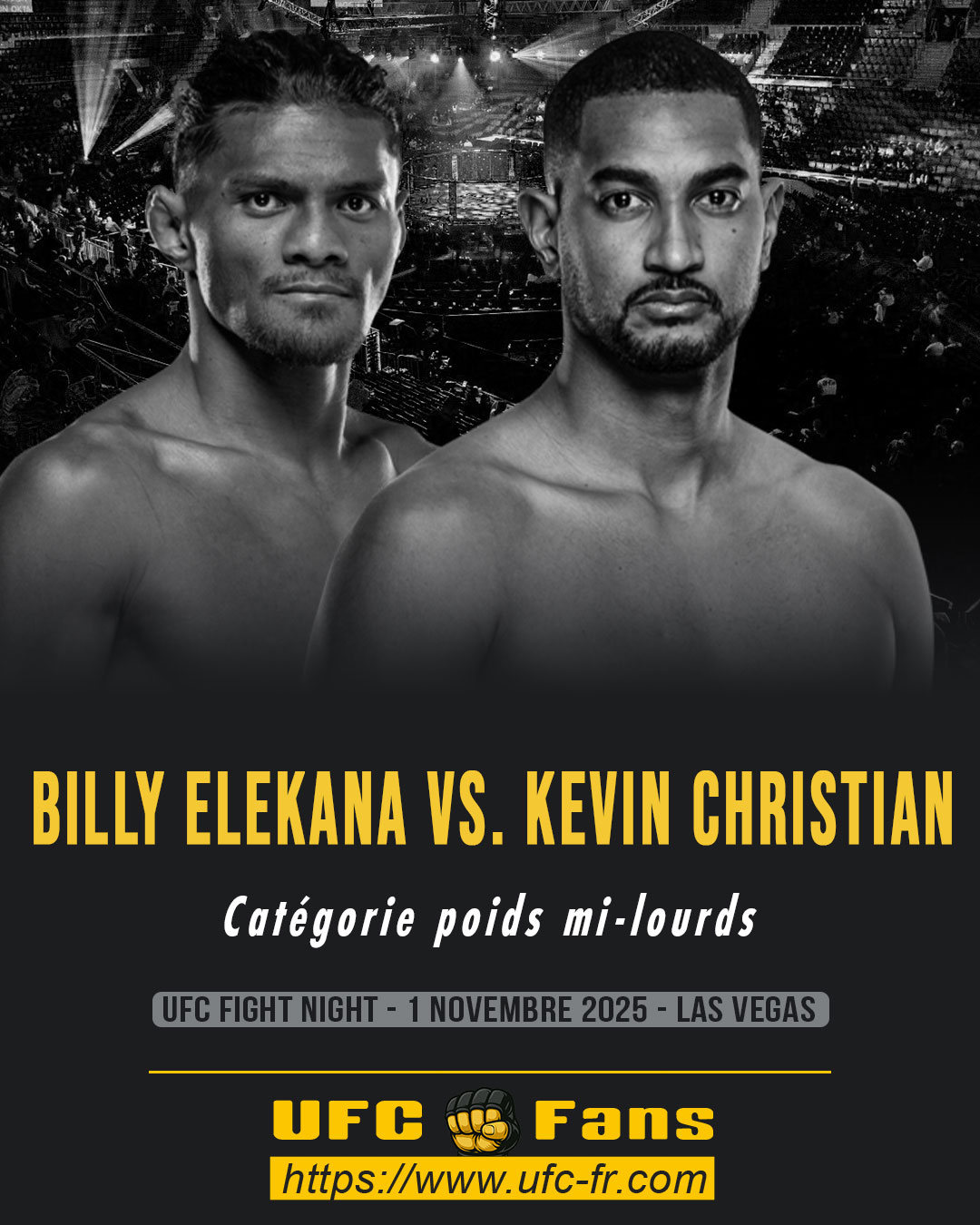 UFC ON ESPN+ 121 - Billy Elekana vs Kevin Christian UFC ON ESPN+ 121 - Billy Elekana vs Kevin Christian
