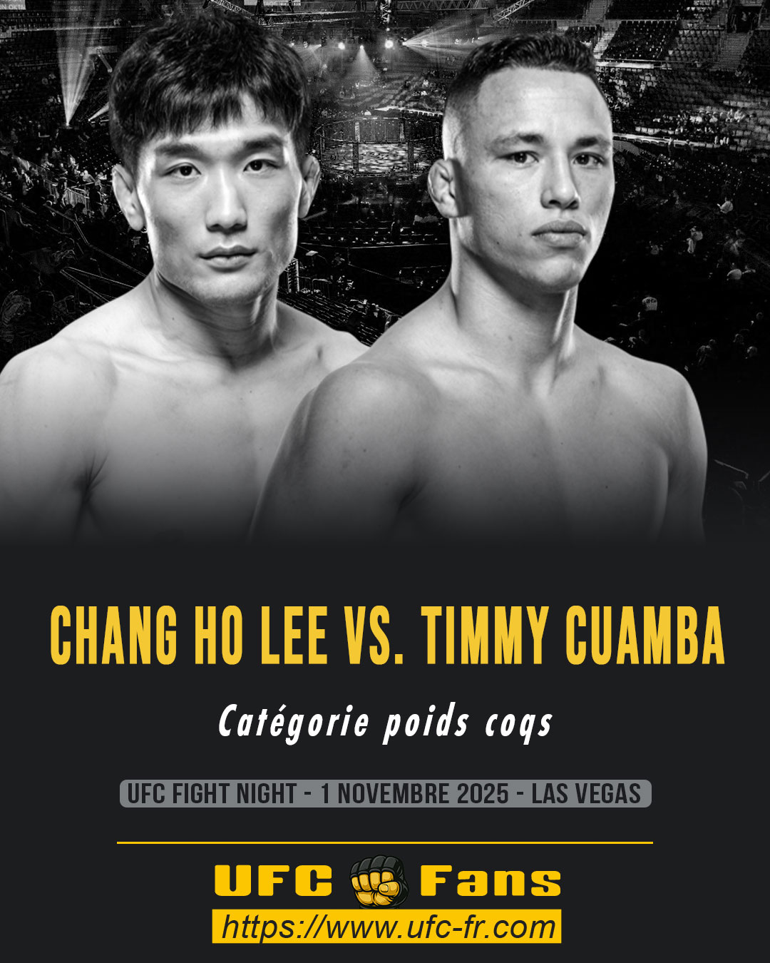 UFC ON ESPN+ 121 - Chang Ho Lee vs Timmy Cuamba UFC ON ESPN+ 121 - Chang Ho Lee vs Timmy Cuamba
