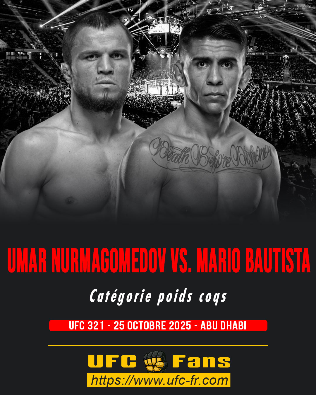 UFC 321 - Umar Nurmagomedov vs Mario Bautista UFC 321 - Umar Nurmagomedov vs Mario Bautista