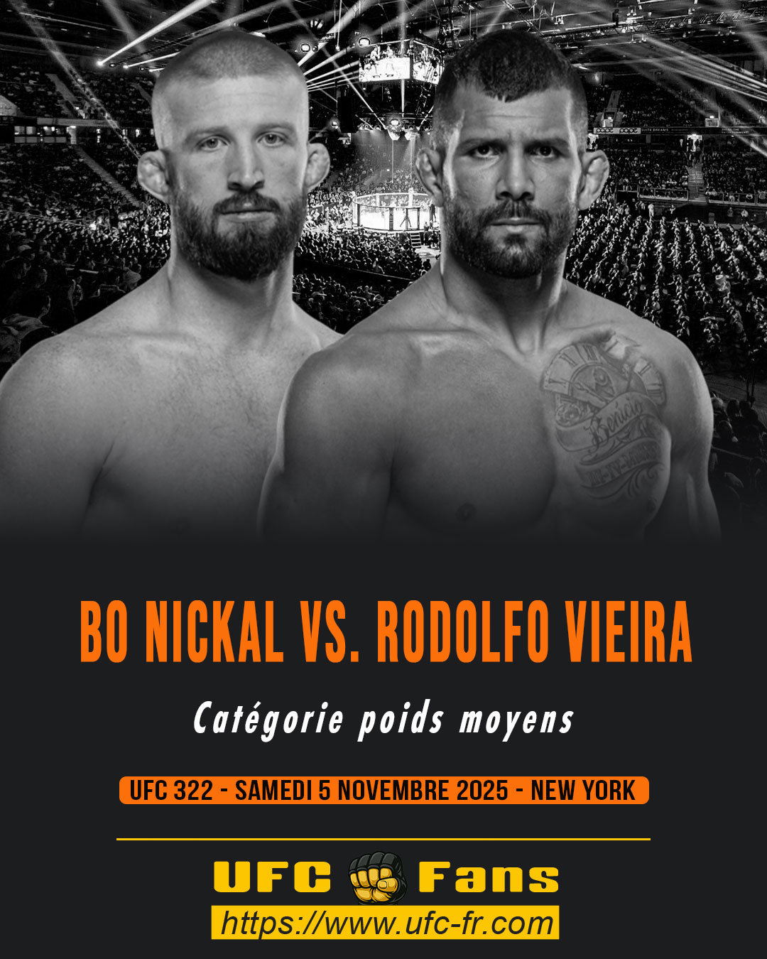 UFC 322 - Bo Nickal vs Rodolfo Vieira UFC 322 - Bo Nickal vs Rodolfo Vieira