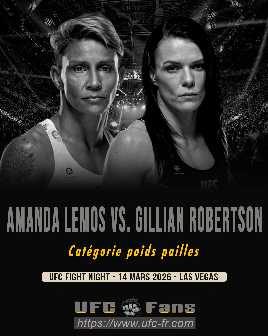 UFC FIGHT NIGHT 269 - Amanda Lemos vs Gillian Robertson UFC FIGHT NIGHT 269 - Amanda Lemos vs Gillian Robertson