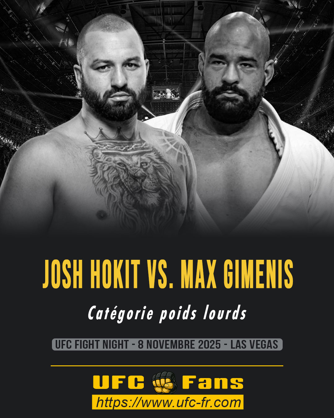 UFC ON ESPN+ 122 - Josh Hokit vs Max Gimenis UFC ON ESPN+ 122 - Josh Hokit vs Max Gimenis