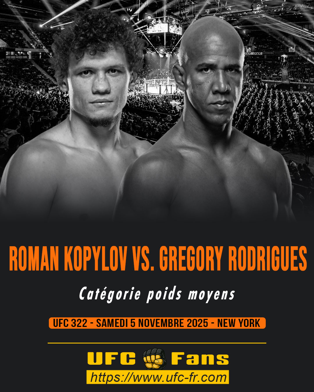 UFC 322 - Roman Kopylov vs Gregory Rodrigues UFC 322 - Roman Kopylov vs Gregory Rodrigues