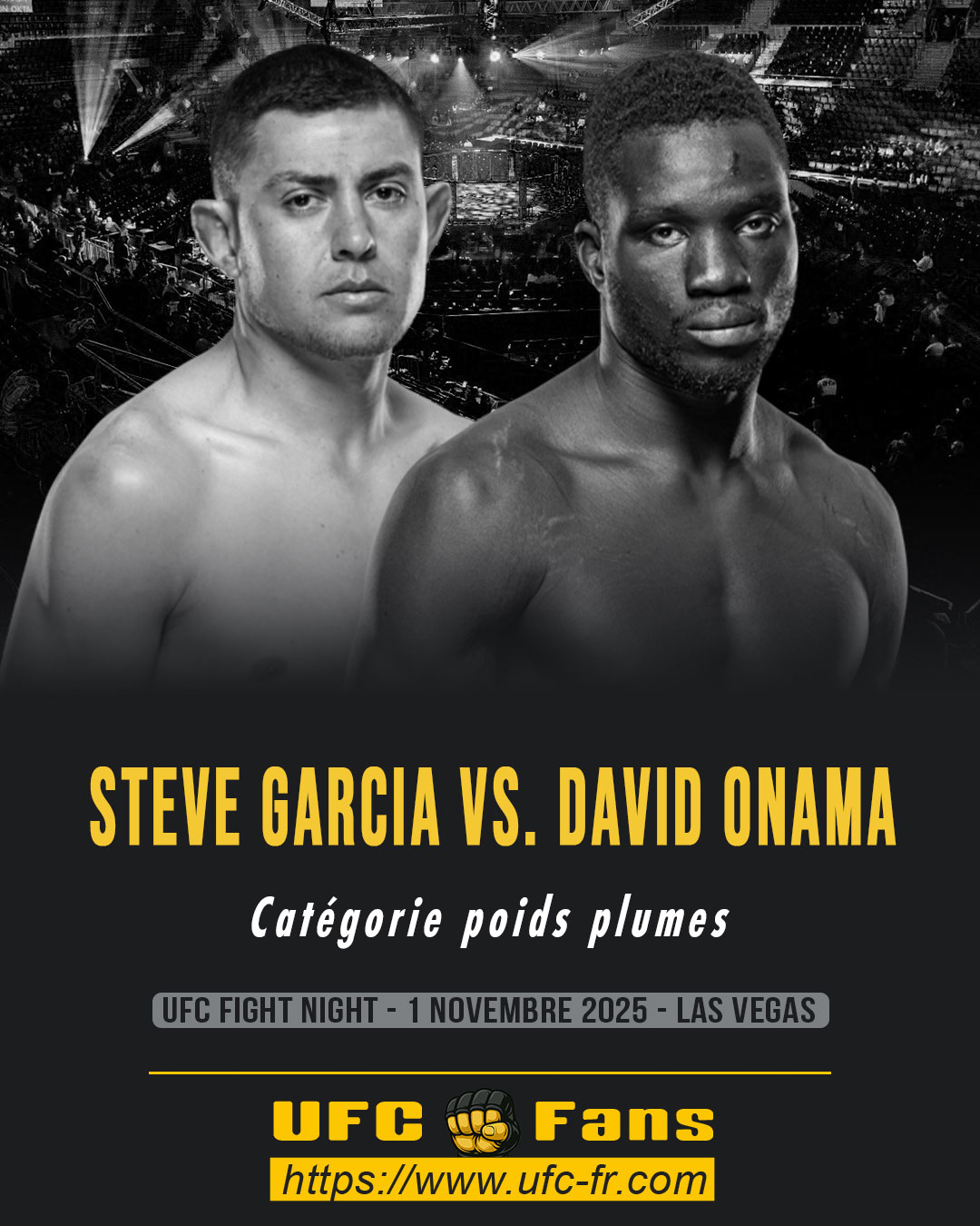 UFC ON ESPN+ 121 - Steve Garcia vs David Onama