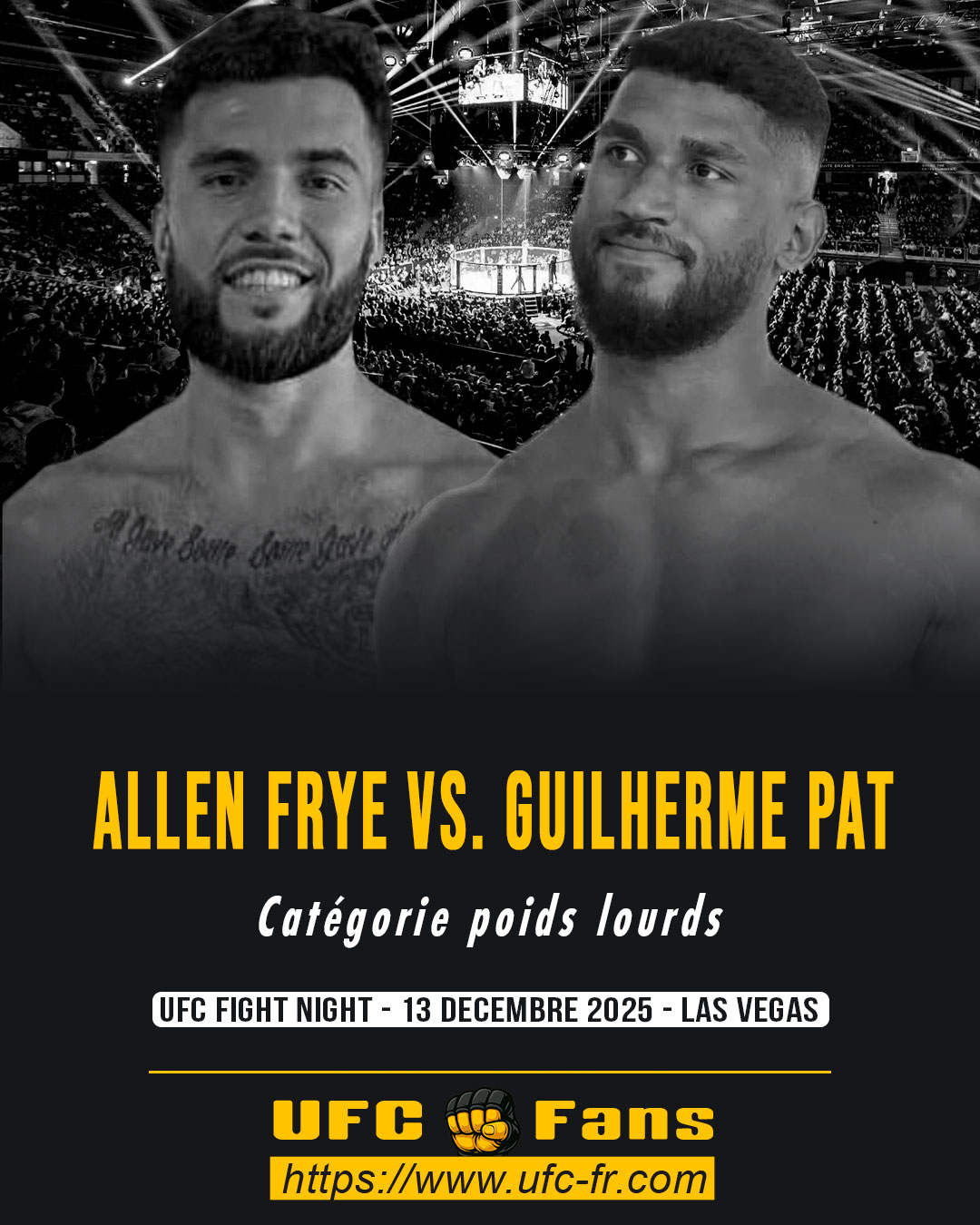 UFC ON ESPN 73 - Allen Frye vs Guilherme Pat UFC ON ESPN 73 - Allen Frye vs Guilherme Pat