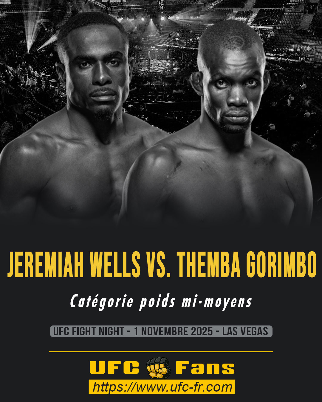 UFC ON ESPN+ 121 - Jeremiah Wells vs Themba Gorimbo UFC ON ESPN+ 121 - Jeremiah Wells vs Themba Gorimbo