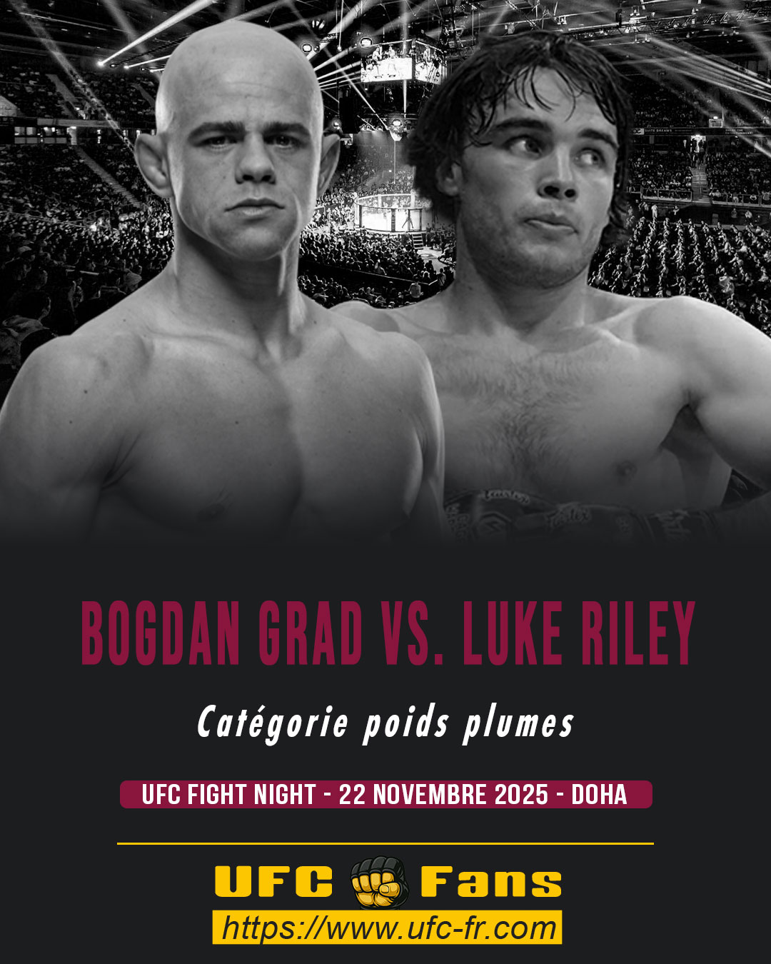 UFC ON ESPN+ 123 - Bogdan Grad vs Luke Riley