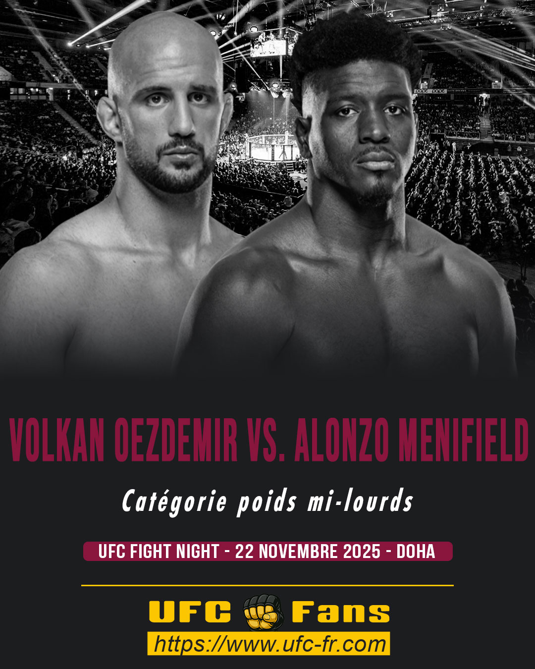 UFC ON ESPN+ 123 - Volkan Oezdemir vs Alonzo Menifield UFC ON ESPN+ 123 - Volkan Oezdemir vs Alonzo Menifield