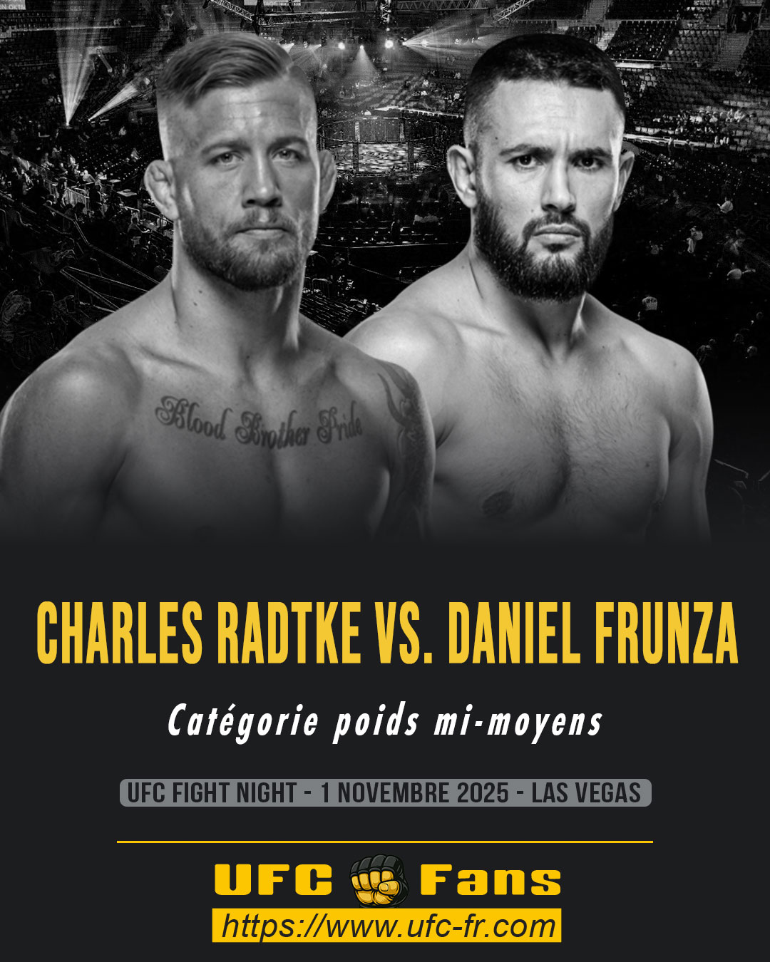 UFC ON ESPN+ 121 - Charles Radtke vs Daniel Frunza UFC ON ESPN+ 121 - Charles Radtke vs Daniel Frunza