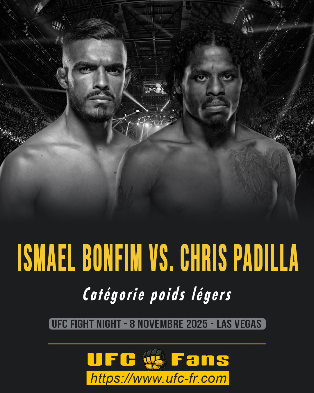 UFC ON ESPN+ 122 - Ismael Bonfim vs Chris Padilla