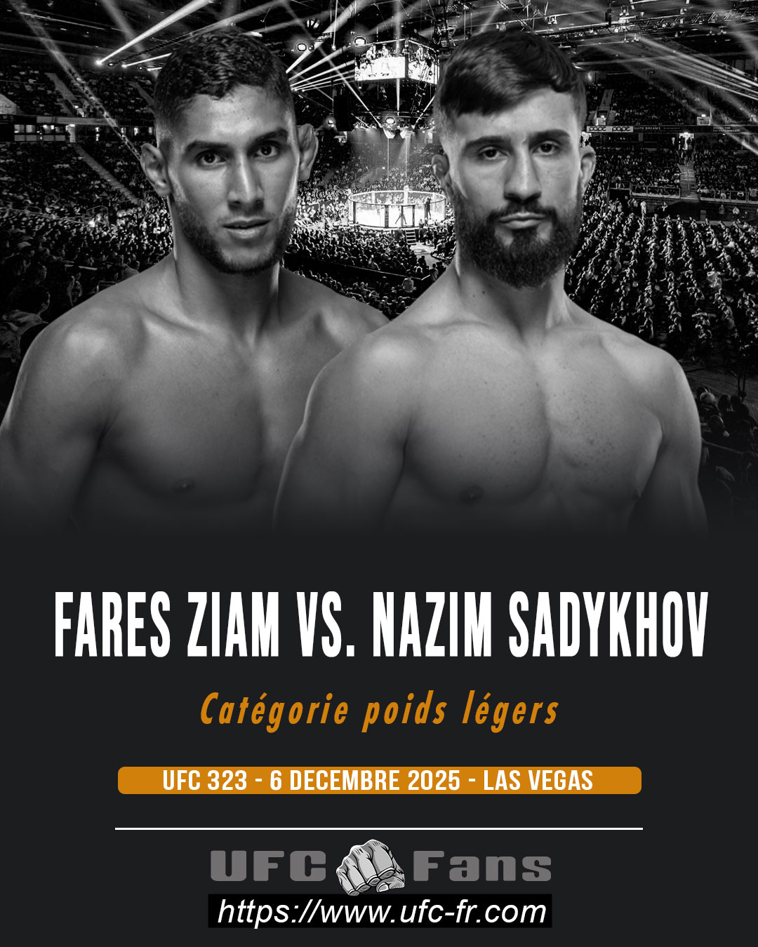 UFC 323 - Fares Ziam vs Nazim Sadykhov UFC 323 - Fares Ziam vs Nazim Sadykhov
