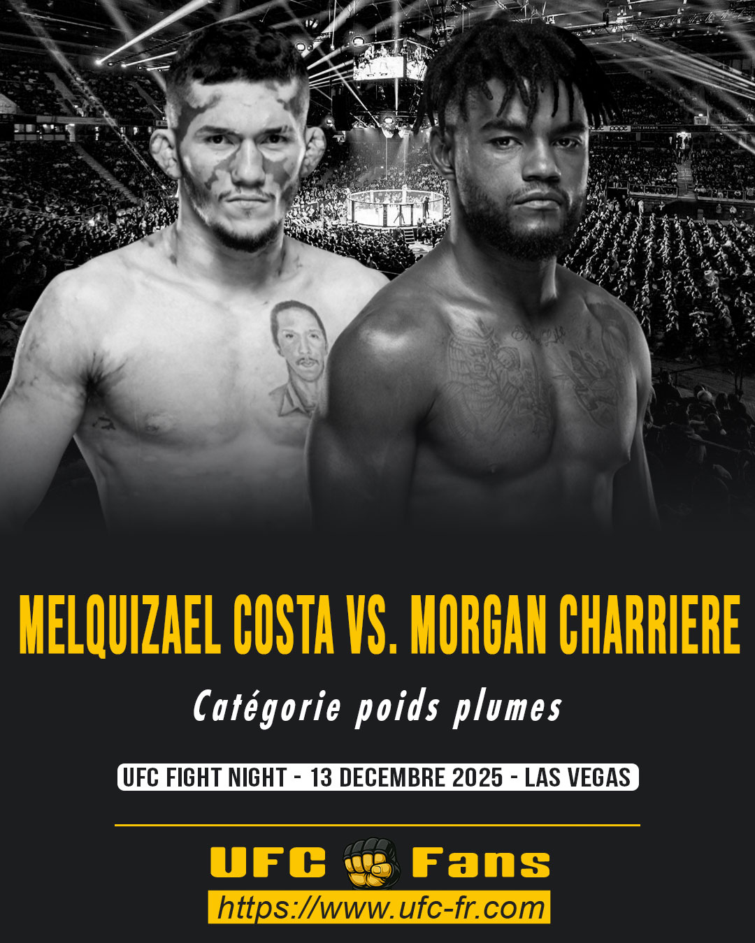 UFC ON ESPN 73 - Melquizael Costa vs Morgan Charriere UFC ON ESPN 73 - Melquizael Costa vs Morgan Charriere