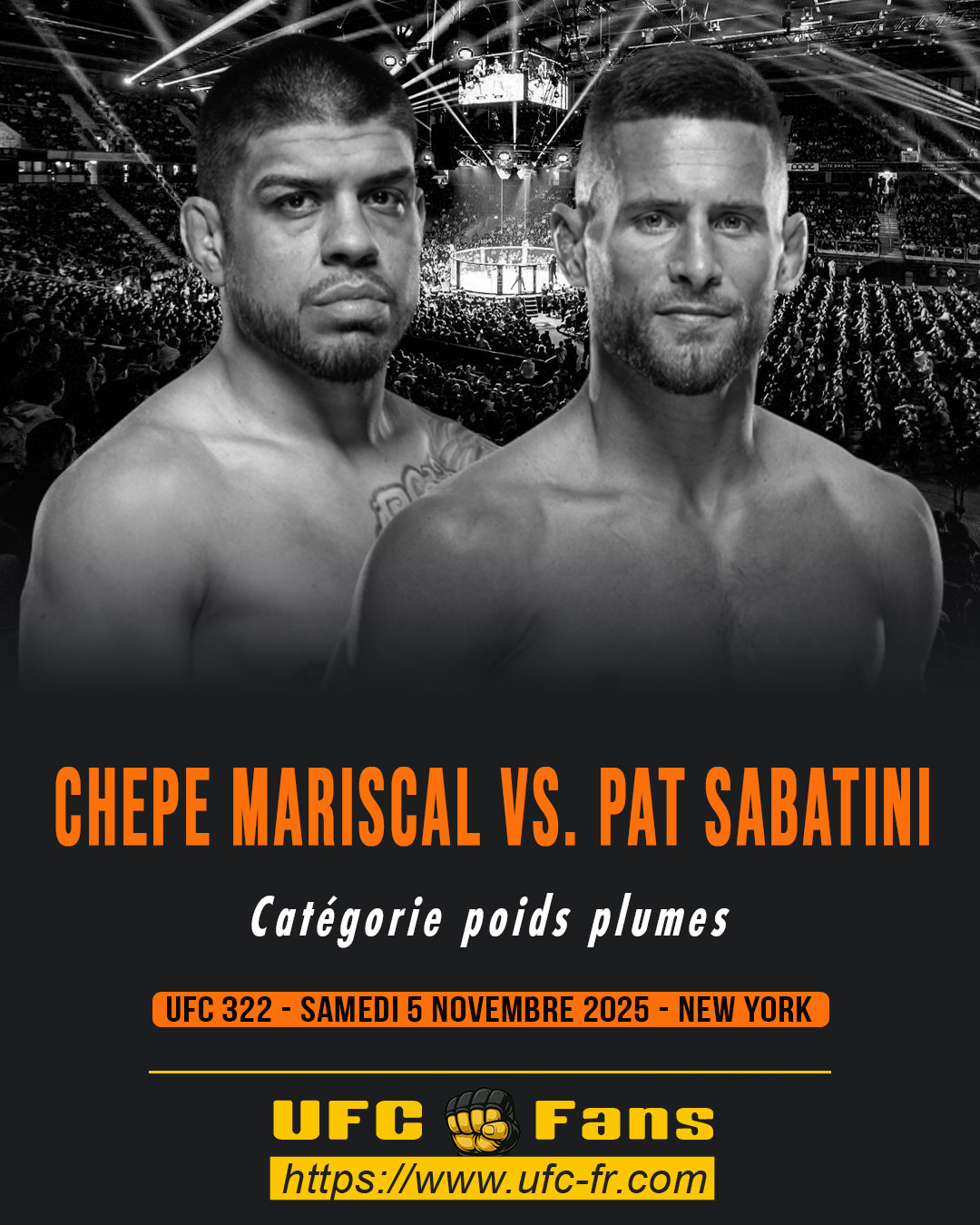 UFC 322 - Chepe Mariscal vs Pat Sabatini UFC 322 - Chepe Mariscal vs Pat Sabatini