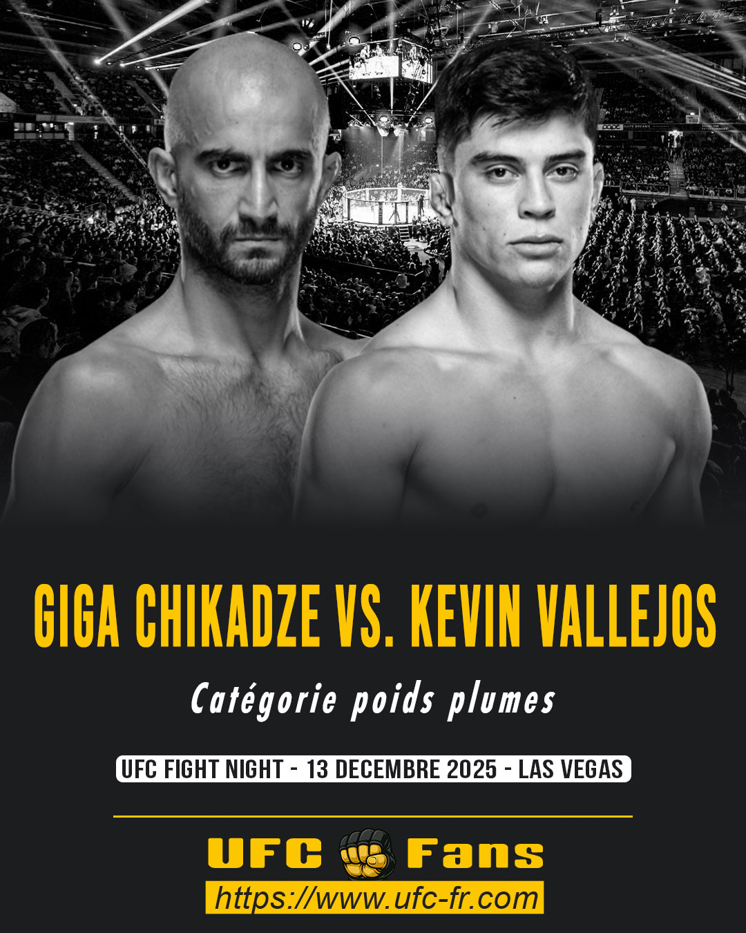 UFC ON ESPN 73 - Giga Chikadze vs Kevin Vallejos UFC ON ESPN 73 - Giga Chikadze vs Kevin Vallejos