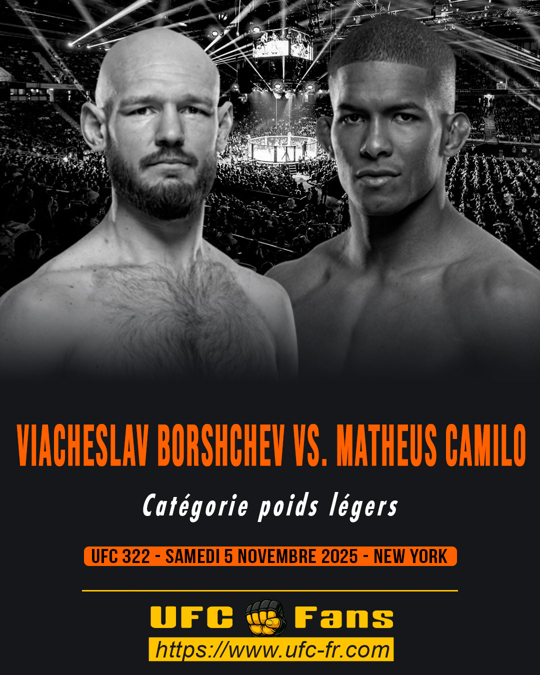UFC 322 - Viacheslav Borshchev vs Matheus Camilo UFC 322 - Viacheslav Borshchev vs Matheus Camilo