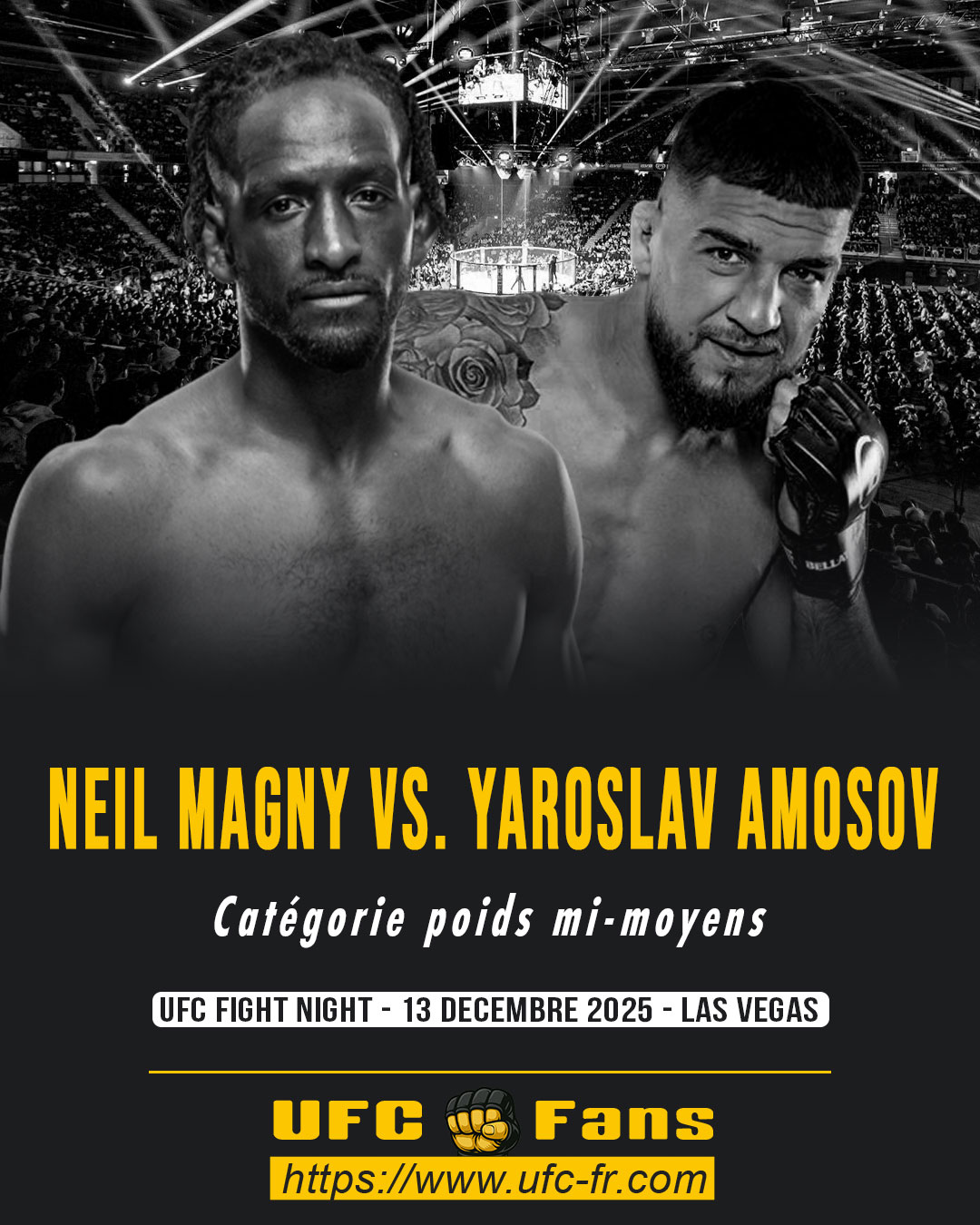 UFC ON ESPN 73 - Neil Magny vs Yaroslav Amosov UFC ON ESPN 73 - Neil Magny vs Yaroslav Amosov