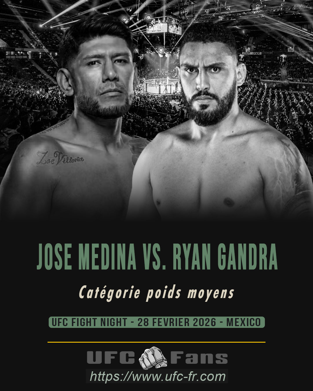 UFC FIGHT NIGHT 268 - Jose Medina vs Ryan Gandra UFC FIGHT NIGHT 268 - Jose Medina vs Ryan Gandra