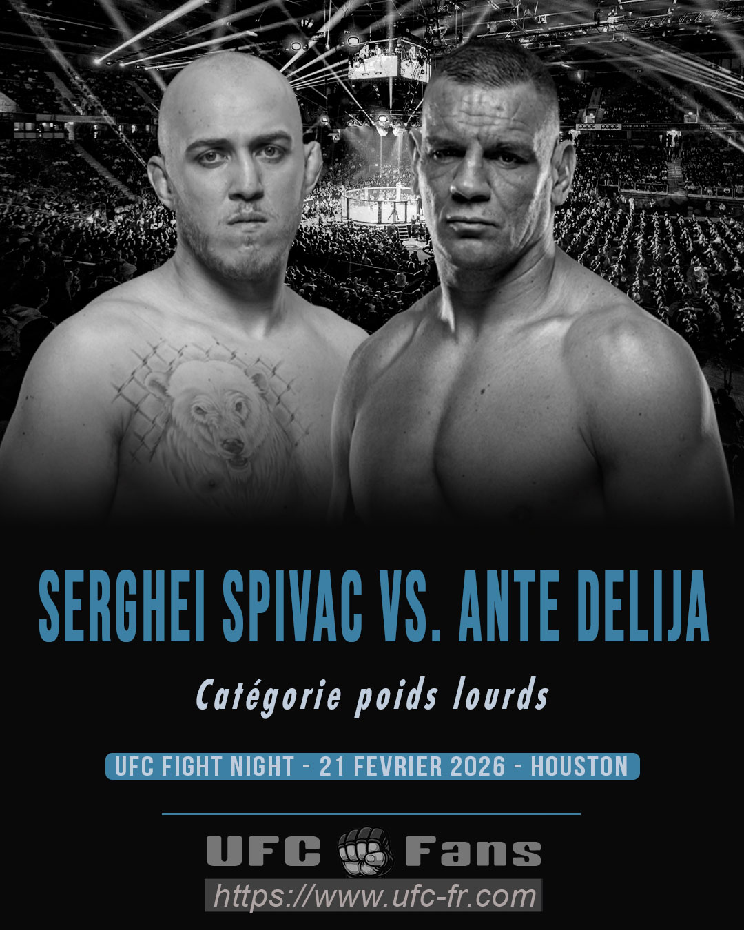 UFC FIGHT NIGHT 267 - Serghei Spivac vs Ante Delija UFC FIGHT NIGHT 267 - Serghei Spivac vs Ante Delija