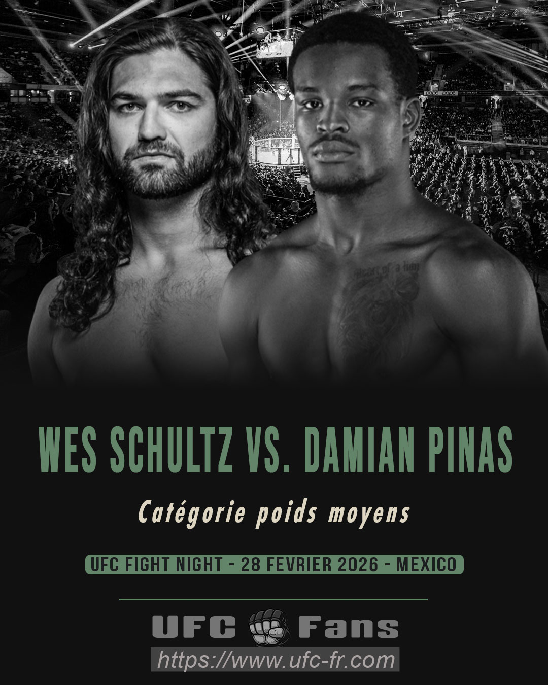 UFC FIGHT NIGHT 268 - Wes Schultz vs Damian Pinas UFC FIGHT NIGHT 268 - Wes Schultz vs Damian Pinas