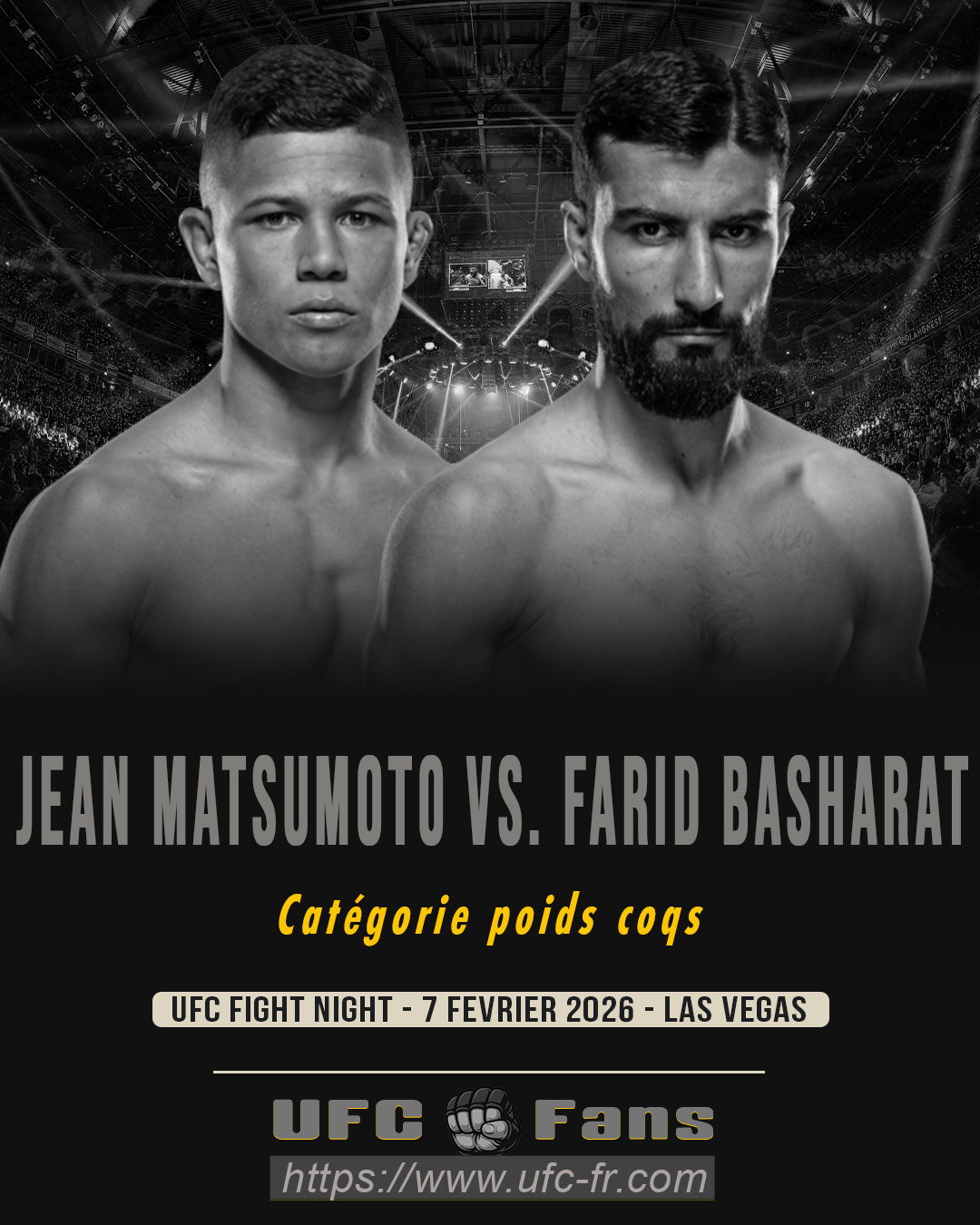 UFC FIGHT NIGHT 266 - Jean Matsumoto vs Farid Basharat UFC FIGHT NIGHT 266 - Jean Matsumoto vs Farid Basharat