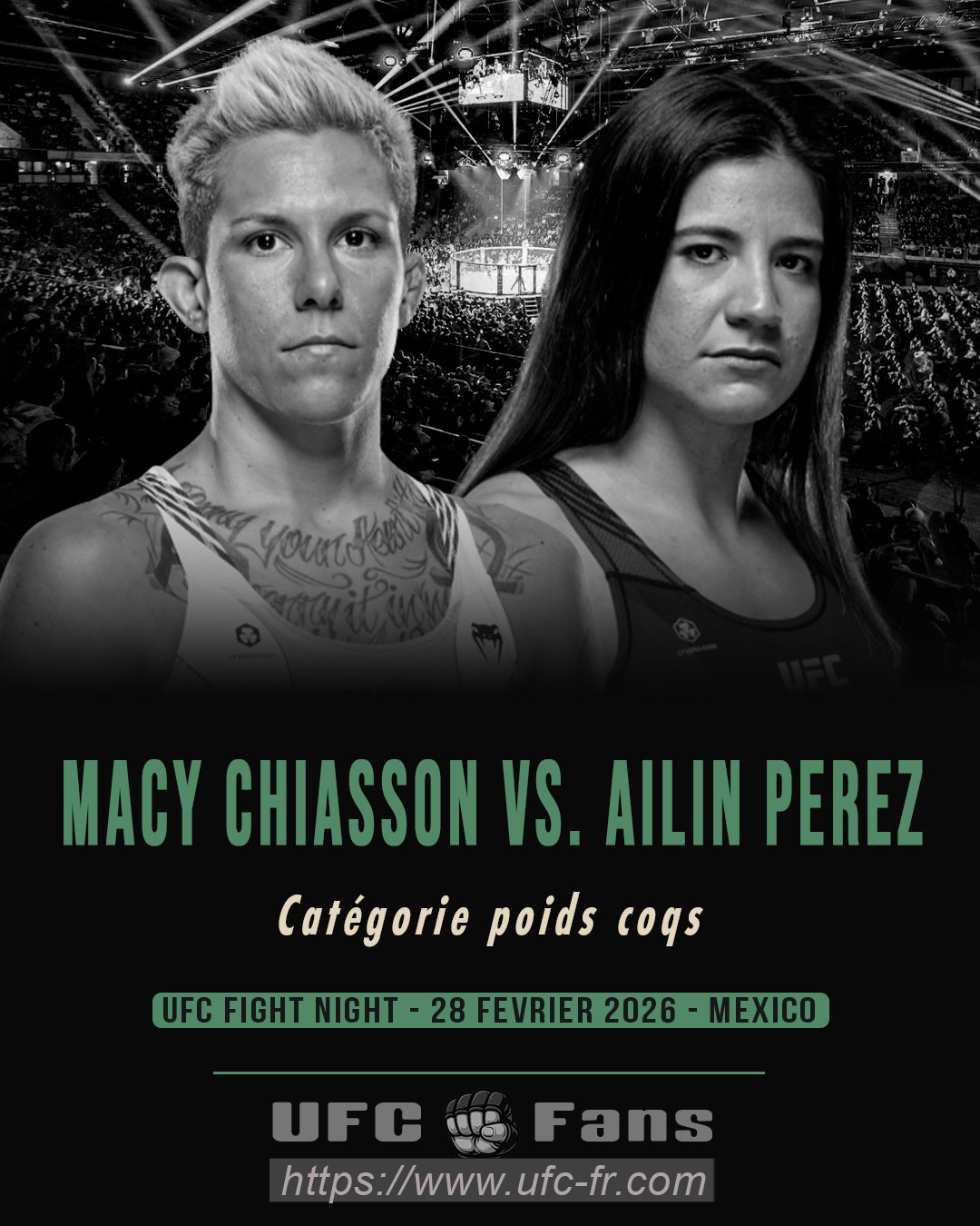 UFC FIGHT NIGHT 268 - Macy Chiasson vs Ailin Perez UFC FIGHT NIGHT 268 - Macy Chiasson vs Ailin Perez