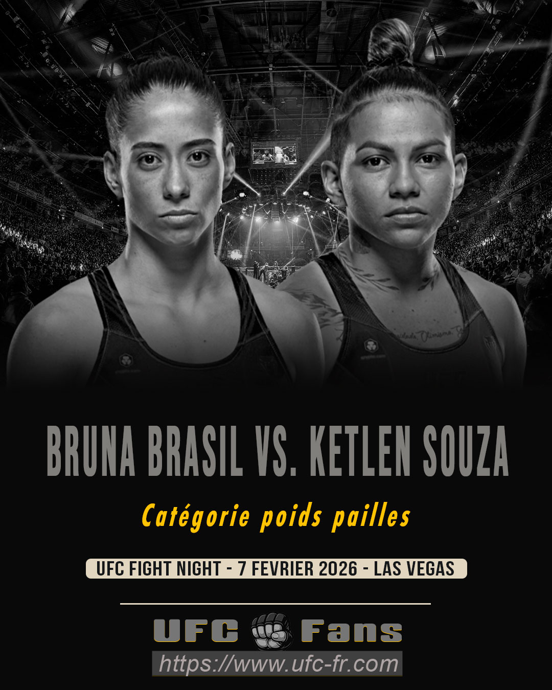 UFC FIGHT NIGHT 266 - Bruna Brasil vs Ketlen Souza UFC FIGHT NIGHT 266 - Bruna Brasil vs Ketlen Souza