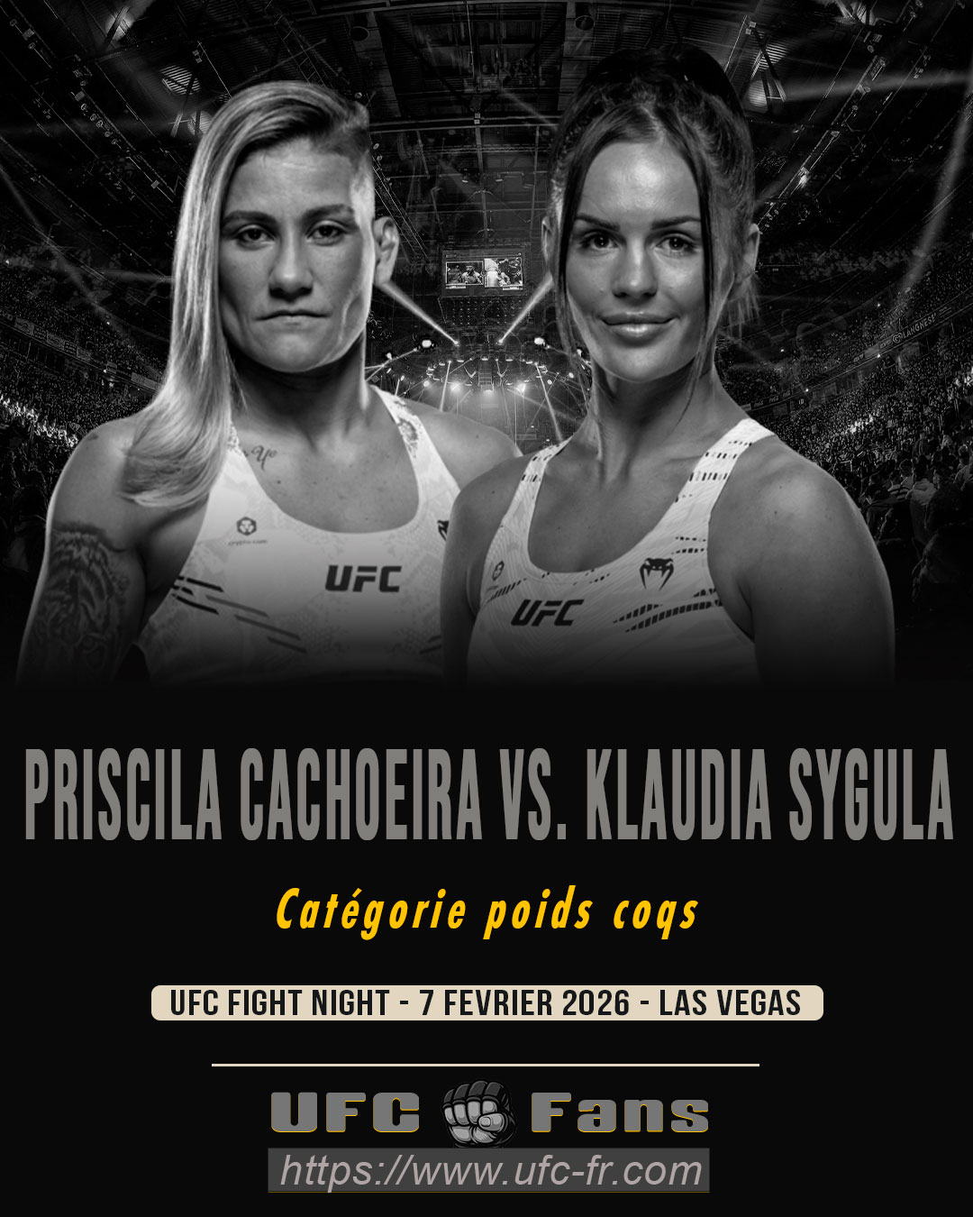 UFC FIGHT NIGHT 266 - Priscila Cachoeira vs Klaudia Sygula UFC FIGHT NIGHT 266 - Priscila Cachoeira vs Klaudia Sygula