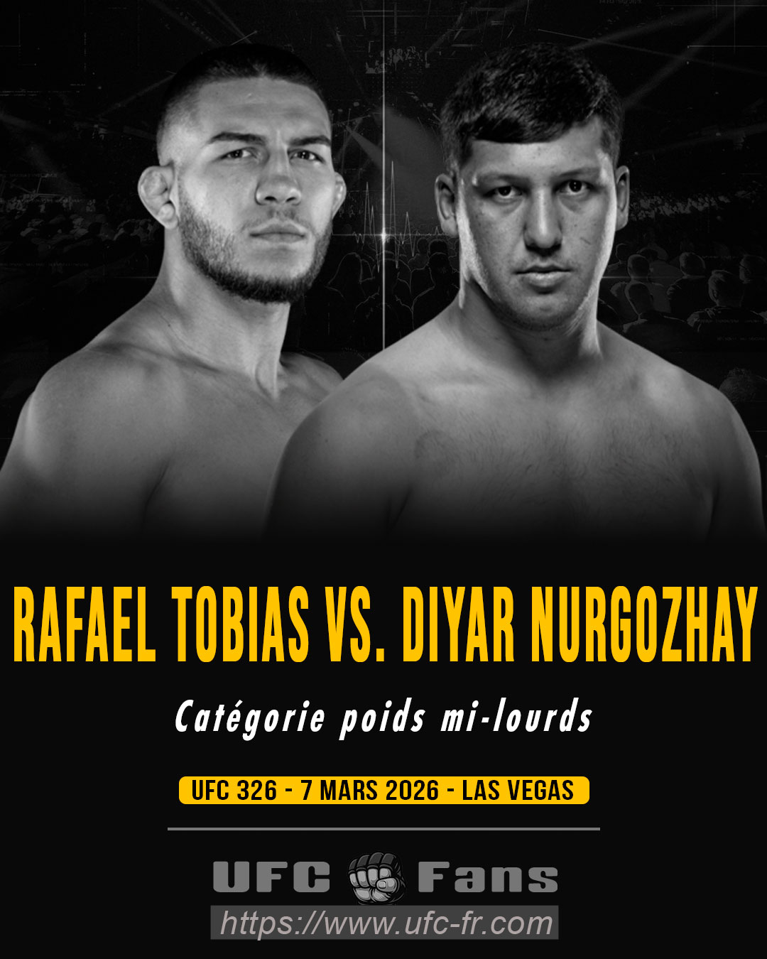 UFC 326 - Rafael Tobias vs Diyar Nurgozhay UFC 326 - Rafael Tobias vs Diyar Nurgozhay